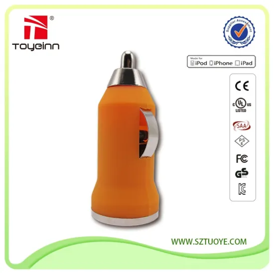 Hot Sales!!! 1 USB Port 5V 1 Amp Car Charger for iPhone5/6/6s