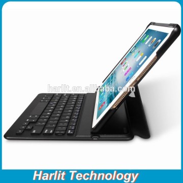 For iPad Pro 9.7 Leather Case Bluetooth Keyboard Dual Magnetic Stand For iPad Pro 9.7 Slim Leather Keyboard Case