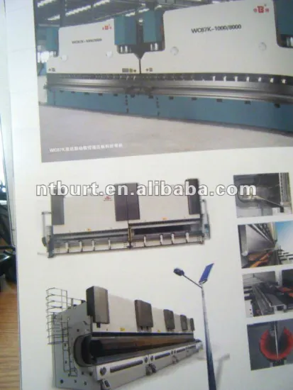 hydraulic synchronize cnc press brake,tandem bending machine, 2 set cnc press brake