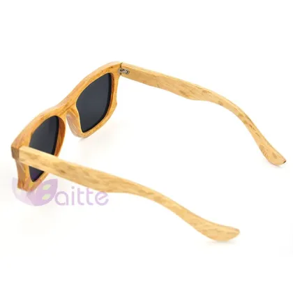 own brand sunglasses engraving logo on wood