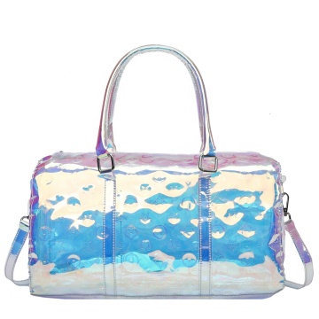 Customizable Transparent PVC Holographic Tote Bag for Women