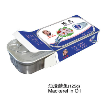 canned mackerel in oil(125g)