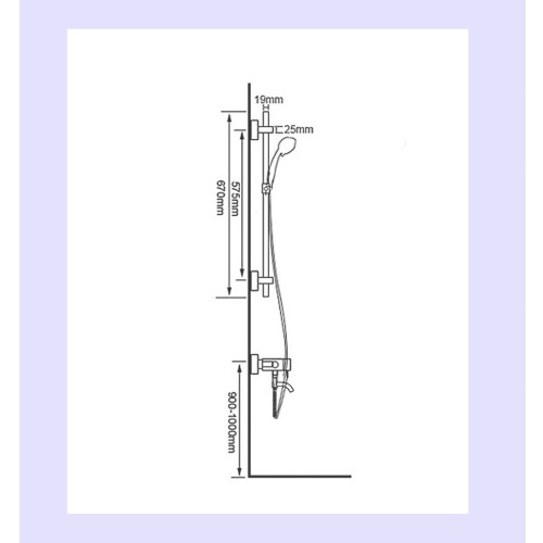 Round Head Wall Mount Shower Set 304 Stainless-Steel Round Head Wall Mount Shower Set Supplier