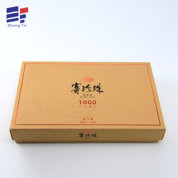 Kraft paper tea packaging box