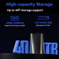 Komputer mini nas dengan dual lan intel n100