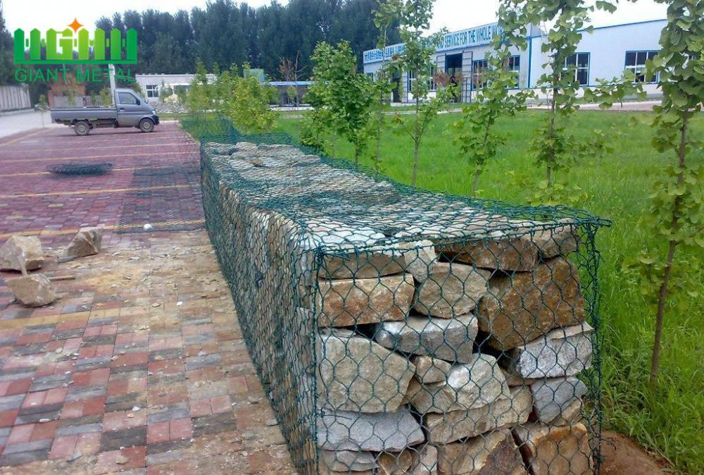 Galvanized Anti Corrosion Hexagonal Gabion Box Wire Mesh