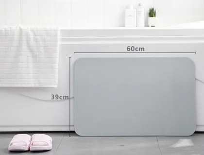 antibacterial bath mat diatom mud mat