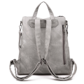 Стильный серый минималистский рюкзак