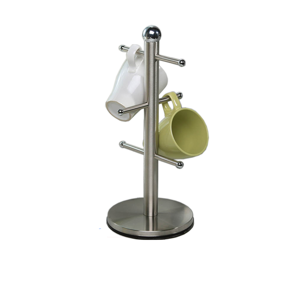 stainless steel coffee mug rack