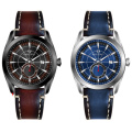 Stainless steel casual man's quartz watch