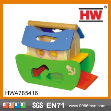 New Play Toys Kids Wooden Boat Toy Boat