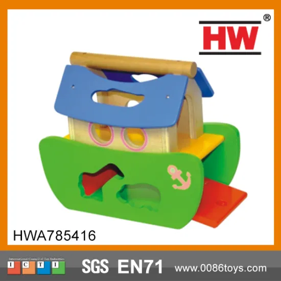 New Play Toys Kids Wooden Boat Toy Boat