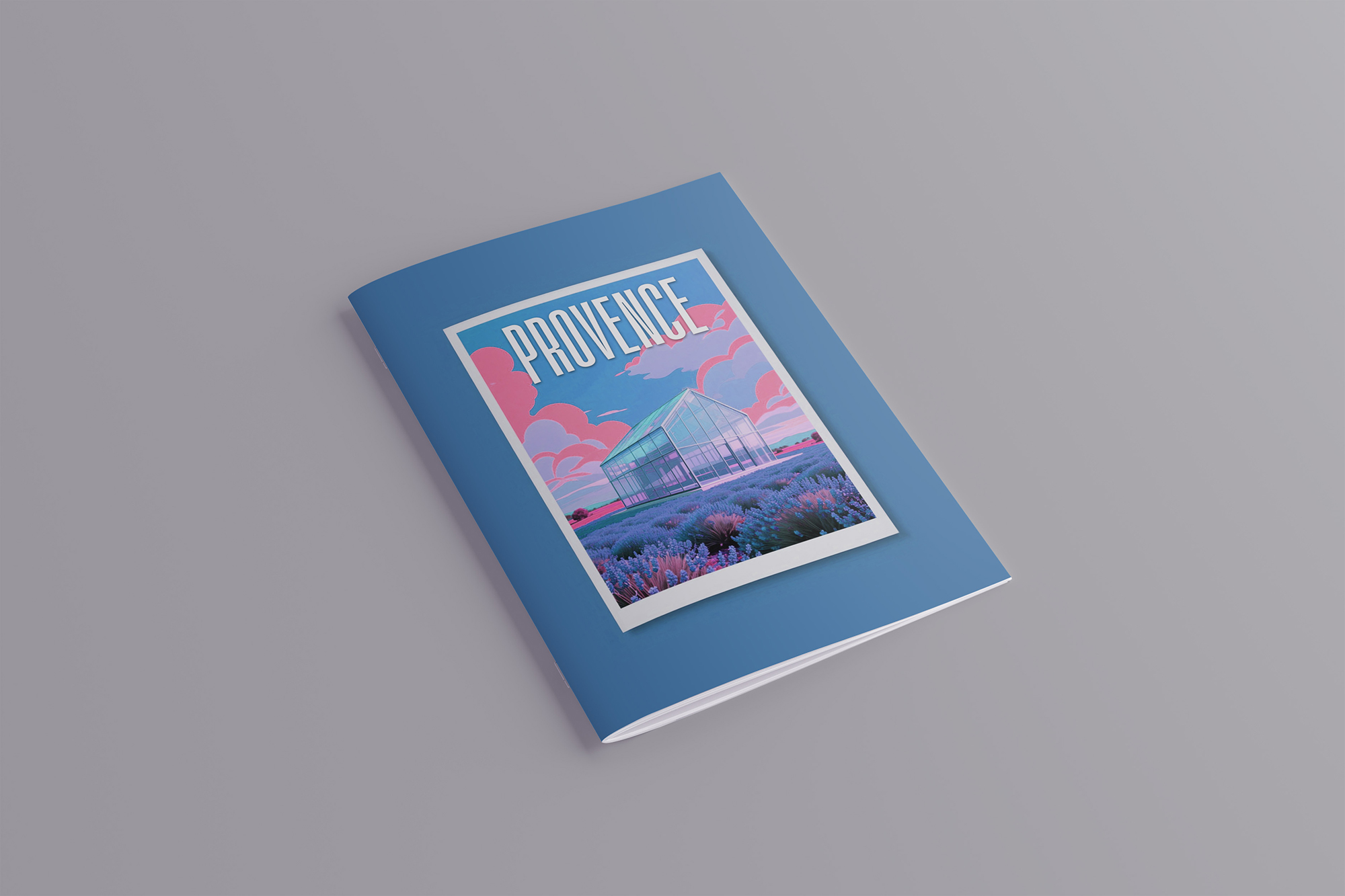 Saddle stitch brochure printing
