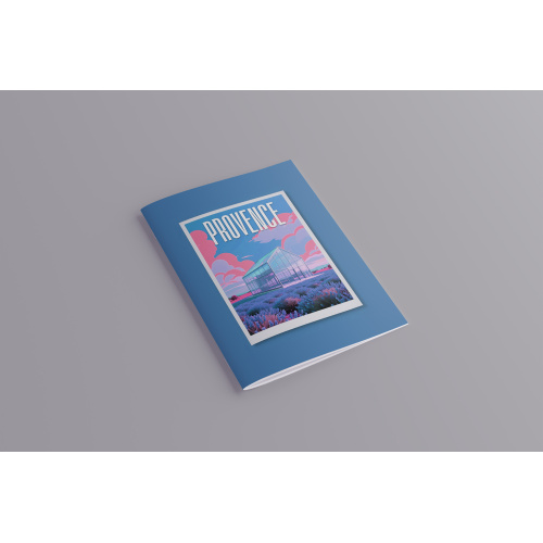 Saddle stitch brochure printing