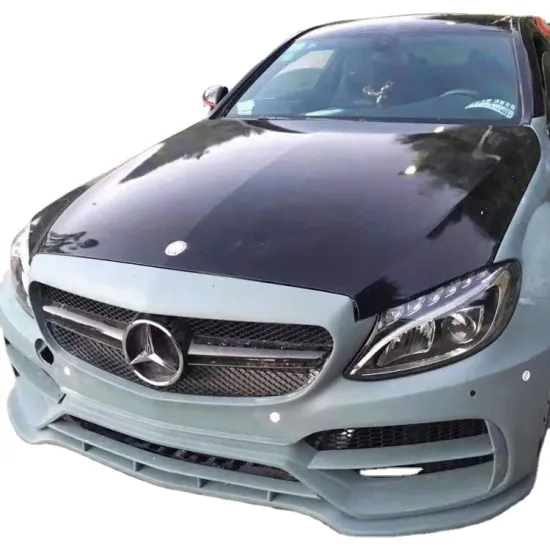 Hot Sale PD Wide Body Kit for W205 C-Class C63/C63S Coupe C200/C250/C300/C43 - Perfect Fitment Fiberglass
