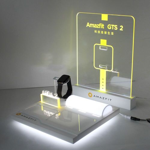 Acrylic Watch Display Rack Stand with LED