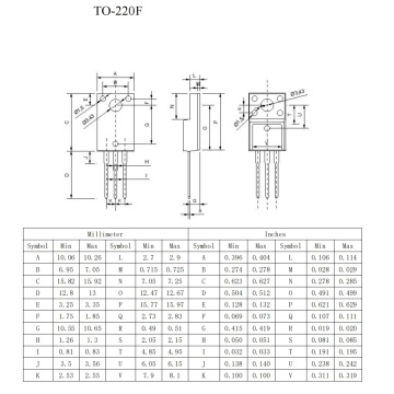 800V BTA204X-800B TO-220F triac have good performance at reliability