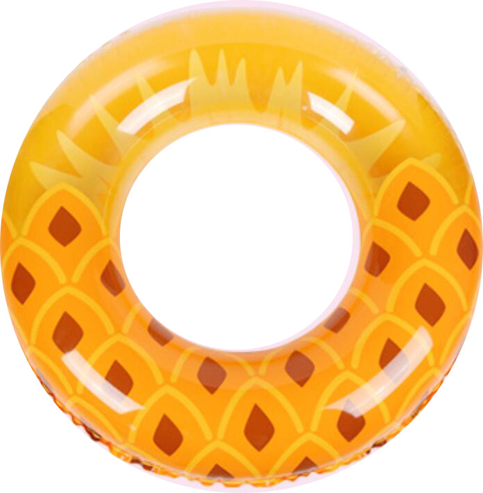 High Quality Printed Watermelon Swim Ring With Handle