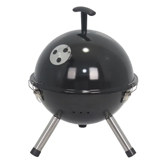 Camping Outdoor Barbecue Grill Small Ball Shape Barbeque Grill Portable Mini Kettle Bbq Charcoal Grill