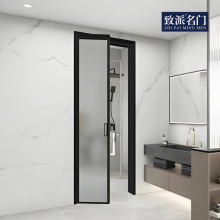 Baño minimalista con apertura plana extremadamente sencilla