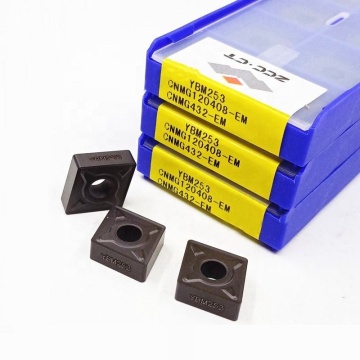 ZCC.CTS CNMG120408 EM YBG202 CNC Turning Inserts for Machining Steel and Stainless Steel