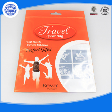Die Cut Printed Plastic Packing Bag