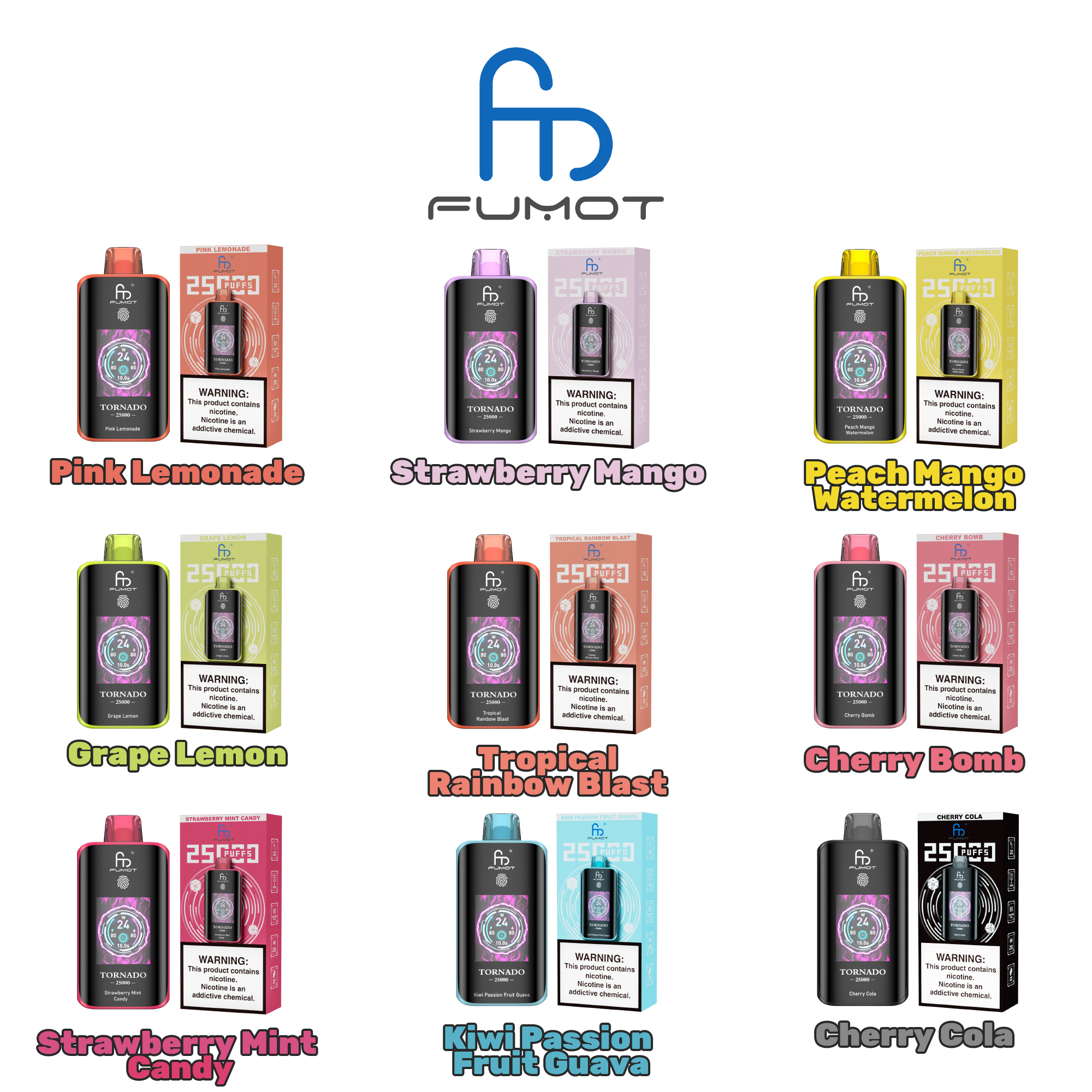 fumot 25k flavors fumot 25k flavors