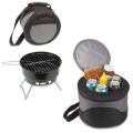 Mini Portable Camping Round Charcoal BBQ Barbecue Grill