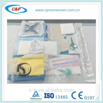 Obstetric surgery kit Caesarean birth drape pack