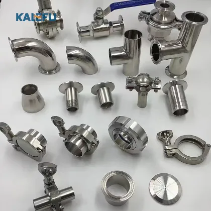 Stainless Steel 90 Degree Tri Clamp Reducers - Hygiene Sanitary Codos in SUS316L Material