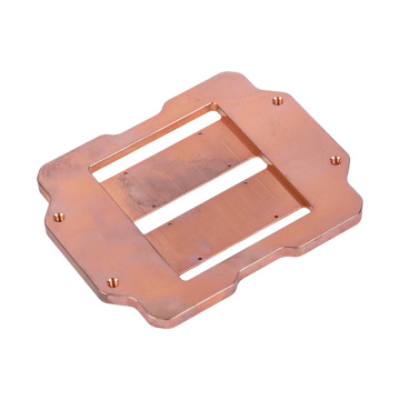 Customized Square Copper Heat Sink Copper Heatsink Plate