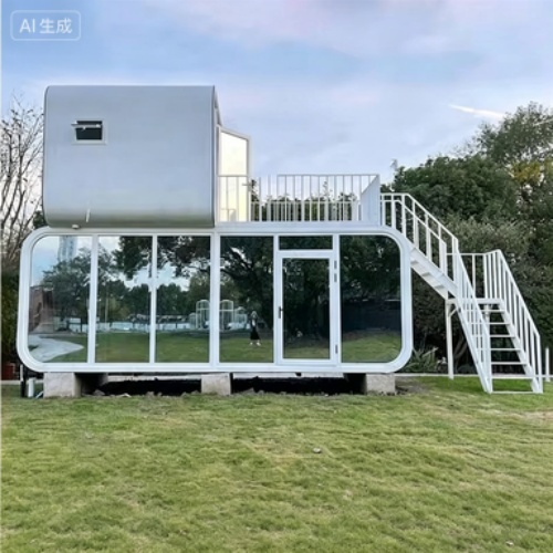 Folding House Retreat: Compact Solar-Powered Studio for Nature Lovers
