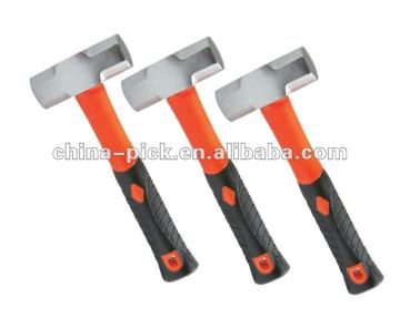 carbon steel sledge hammer with fiberglass handle
