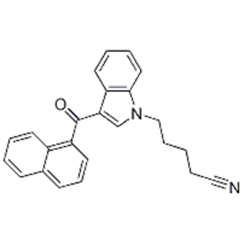 5-(3-(1-naphthoyl)-1H-indol-1-yl)pentanenitrile CAS 335161-19-8