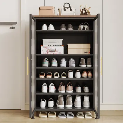 Large Capacity Dust-Proof Entrance Shoe Cabinet