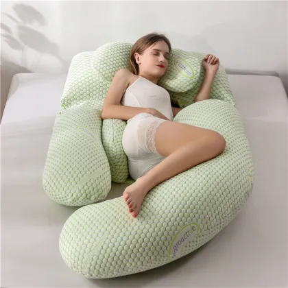 U shaped body pregnancy maternity pillow