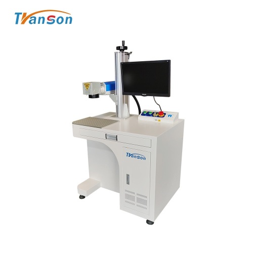 100w Fiber laser marking machine with platform