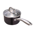 Saucepan with black coating for cooking 2QT