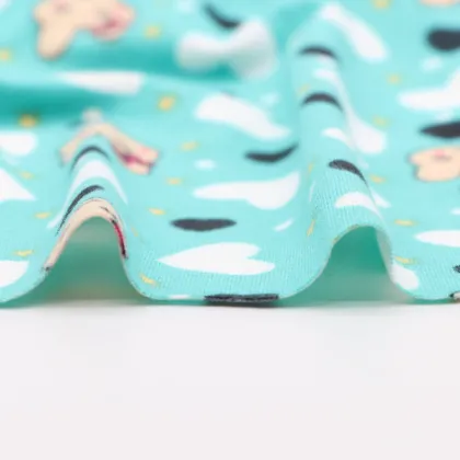 Polyester Printed Fabric Knit Jersey Fabric
