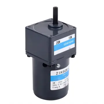 60mm Flange Lightweight AC Induction Gear Reduction 220V Single Phase Motor