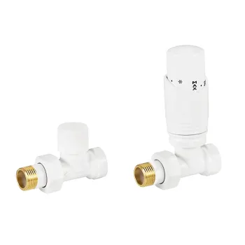 TRV Straight Thermostatic Radiator Valve for Water Floor Heating System: Precision Temperature Control for Your Home