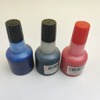 Water-Based Ink for Automatic Trodat Stamp 40ml Bottles - Red, Blue, Black Self Inking Stamp Ink