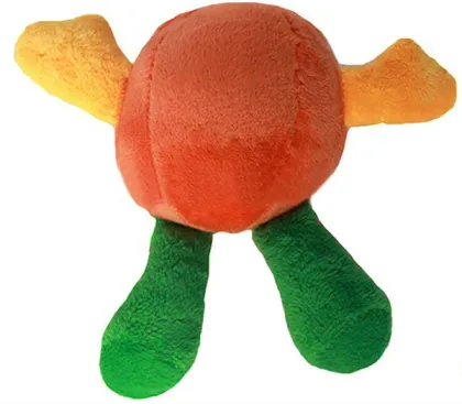 Factory wholesale Orange dog chew toys pet squeaker toys pet plush toys pet squeaker toys in pet product