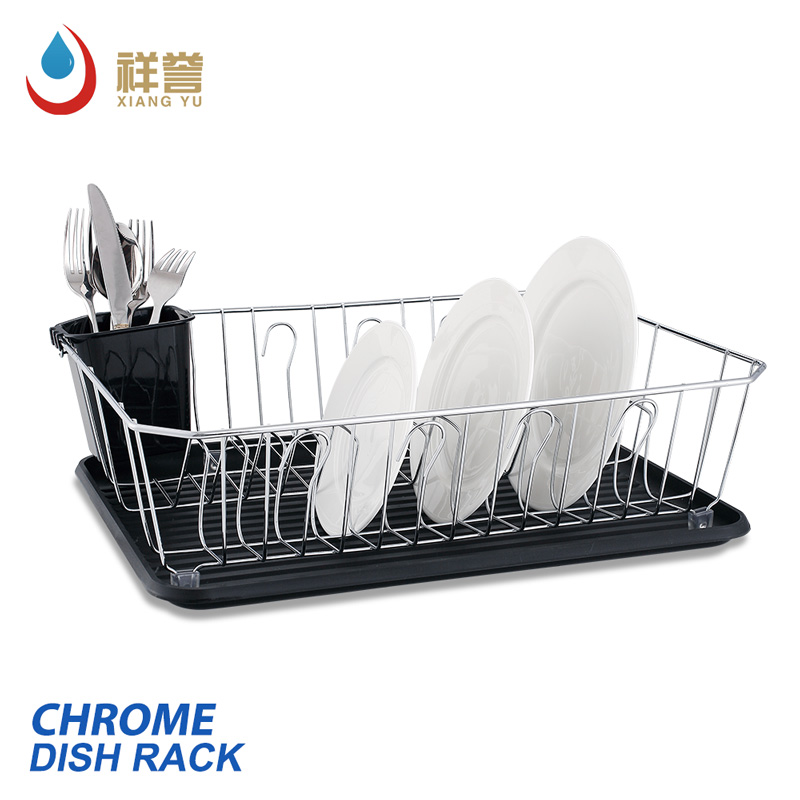 kitchen chrome plated metal dish drying rack kitchen cabinet organizer dish rack