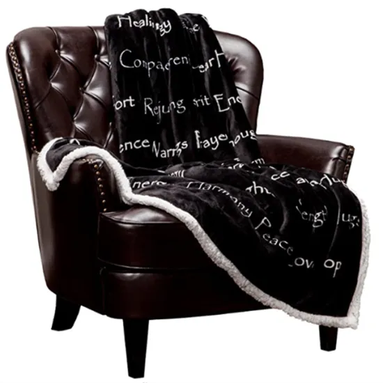 Factory Price Hot Sale Fleece Mink popular custom blanket Winter Super Soft sherpa Blanket