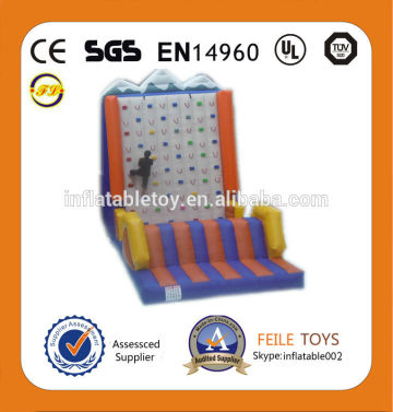 inflatable climbing wall games