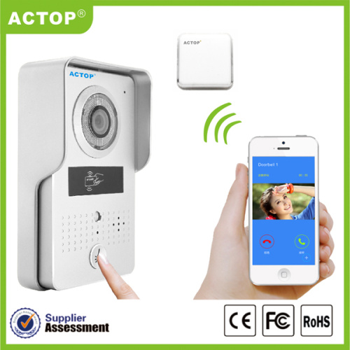 Akses Pintu Night Vision IR Bel Wifi