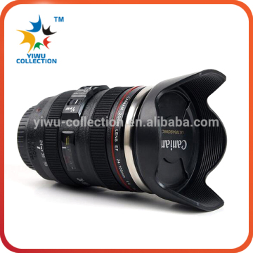 Camera Lens Travel Coffee Mug / Cup / Thermos with Stainless Steel Interior