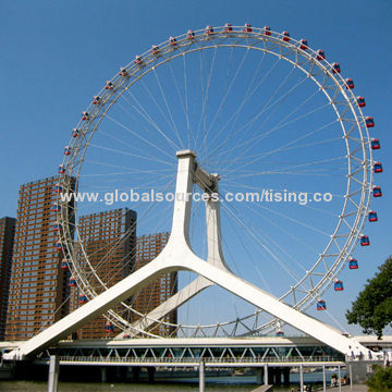 Top Class Land Mark Amusement Ride Large 112m Ferris Wheel