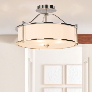LED Ceiling Light with Remote Control - Glass Ball Chandelier Pendant Light for Kitchen
